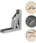 Wide Angle Cabinet Hinges Four Pack With Short Arm for corner cabinets in kitchens and closets, shown in cold rolled steel construction.