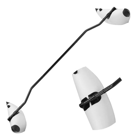 Inflatable Kayak Stabilizer Outrigger Kit With Floating Brackets And Guide Rail For Fishing Standing And Beginners On Kayak Or Canoe Ultra Stable And Easy Install
