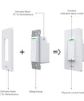 Components of Smart 2 Gang WiFi Light Switch With Alexa Google Assistant And IFTTT Remote Control And Scheduling Works As Single Pole