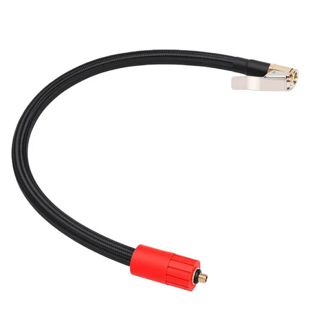 Extended Reach 40CM Tire Inflator Extension Hose With M6 Quick Connect Air Chuck For Cars Motorcycles And Bikes Leakproof Design Zero Hassle Hook Up Easy Fit In Tight Spaces Essential Gear For Your Ride black 40cm hose with M6 connector and air chuck