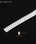 Tape of 100 Pack 0603 Chip Resistors 100 Ohm One Percent Tolerance SMD Thick Film One Tenth Watt Low Profile Surface Mount Parts