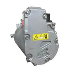 Porsche Taycan AC Compressor Replacement 2020 To 2023 Models Oem 9J1816797C electric air conditioning pump with warning labels.
