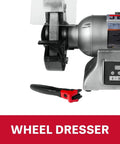 Built Like A Tank One Horsepower Variable Speed Disc Grinder And Belt Sander Combo digital readout with wheel dresser attachment.