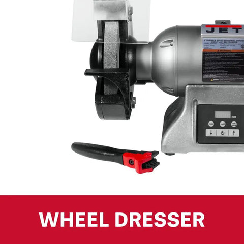 Built Like A Tank One Horsepower Variable Speed Disc Grinder And Belt Sander Combo digital readout with wheel dresser attachment.