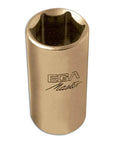 Heavy Duty Socket Wrench 3/4 To 1 7/16 Inches Six Point Copper Beryllium Non Sparking Construction close-up view