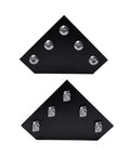 Five Hole 90 Degree Joint Board Plate Connectors Corner Angles Brackets For Aluminum Plate Hardware Accessories Great For DIY Projects Enthusiasts And Pros