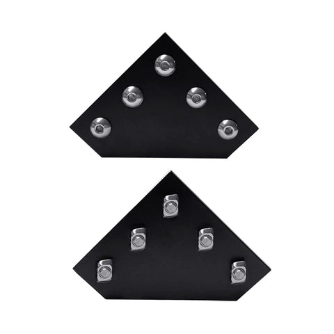 Five Hole 90 Degree Joint Board Plate Connectors Corner Angles Brackets For Aluminum Plate Hardware Accessories Great For DIY Projects Enthusiasts And Pros