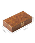 Top Tier Ceramic Food Storage Jars Set Of Twelve With Airtight Snap Lids For Spices Tea And Coffee Beans, brown decorative wooden storage box.