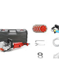 Rock Solid Heavy Duty Electric Concrete Wall Slotting Machine Groove Cutter With 5800 Watt Motor, tools and discs in case.