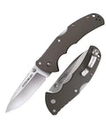 Code 4 Folding Knife With S35VN Blade, 3.5 Inch Razor Sharp Spear Point, 5 Inch 6061 Aluminum Handle, Tri Ad Lock, Ultra Lightweight EDC Everyday Carry, Boxed