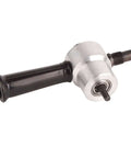 Dual Head 160A Metal Nibbler Drill Attachment With 360 Degree Rotating Heads for cutting metal sheets, alloy steel with hex shank.