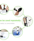 Heavy Duty Air Plunger For Toilet And Drain Unclogger With 80 Psi Power Toilet Auger And Drain Snake For Shower Sink And Bathtub Clogged Pipes Quick Unblock Tool For Home Easy Grip High Pressure Drain Clearing in use.