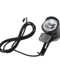 Universal 12V-72V LED Front Headlight for Electric Bikes and Scooters, Ride-Ready 2-Pin Connector, High Brightness Night Riding Light
