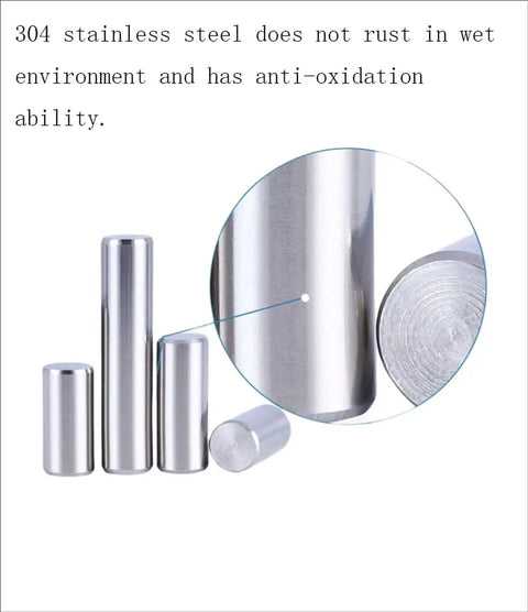 Tough As Nails 304 Stainless Steel Cylindrical Dowel Pins Crafted For Precision Alignment And No Sweat Parallel Locating Hardware 1mm By 6mm Heavy Duty Assembly Kit For Rapid Fix And Durability