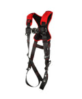 Comfort Vest Style Safety Harness With Padded Straps For All Day Wear Black X Large Adjustable Fit For A Custom Feel Durable Construction For Tough Jobs