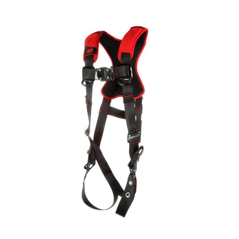 Comfort Vest Style Safety Harness With Padded Straps For All Day Wear Black X Large Adjustable Fit For A Custom Feel Durable Construction For Tough Jobs