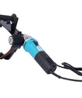 Top-Notch 1300W Tube Belt Sander With Variable Speed Pipe Polisher For Metal, Wood, Aluminum featuring a stainless steel belt.