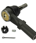 Steering Tie Rod End for 2011 to 2021 Chevy Silverado 2500HD 3500HD and GMC Sierra 2500HD 3500HD, Beefed Up Steering Component for Precise Wheel Alignment, Smooth Handling, and Reliable Road Performance, black steel outer tie rod end with hardware