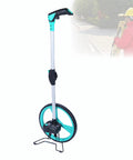 Heavy Duty Large Road Construction Measuring Wheel With Mechanical Counter And Telescopic Handle on a white background.