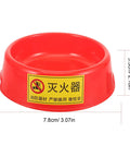 Fire Extinguisher Base Floor Holder For Home Office And Industrial Spaces, red heavy-duty plastic holder with dimensions