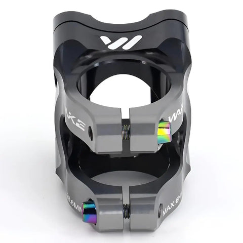 Zero Degree Go-To Short Mountain Bike Stem 31.8 Clamp Aluminum 6061 T6 Alloy Front View