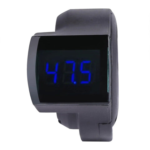 Electric Bike LCD Voltage Display Meter For Scooters And E Bikes Digital Battery Voltmeter With Real Time Readout Lightweight Plastic Shell Easy Install Wide Vehicle Compatibility