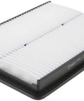 High Performance Engine Air Filter For Hyundai Santa Fe, Santa Fe Sport, Santa Fe XL, And Kia Sorento, pleated design, side view