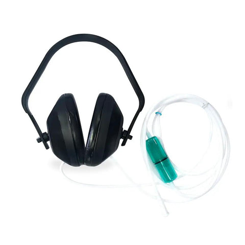 Hydrogen Inhalation Ear Mask Black Comfy Fit For Tinnitus Relief And Wellness Support At Home Use H2 Therapy Accessory