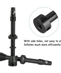 8 Pack Presta Valve Stem Kit 44mm 1.74 Inch Tubeless Valve Tools For Mountain And Road Bikes Aluminum Alloy side holes