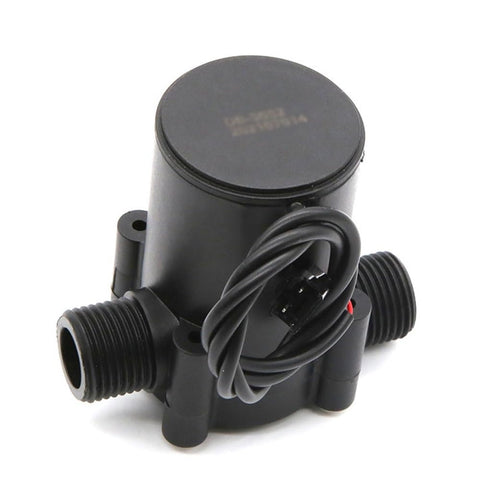 Micro Hydro Water Flow DC Generator Turbine For Home Use With G1 2 Interface, Plug And Play Pipeline Turbine Charging Tool, black nylon body