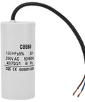 Heavy Duty Run Capacitor For Motors And Air Compressors 250VAC 120uF 50 60Hz Durable Metallized Polypropylene Film