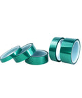 Green PET Tape For High Temperature PCB Soldering And SMT Plating Shielding Heat Resistant Insulation Protection rolls in various widths.