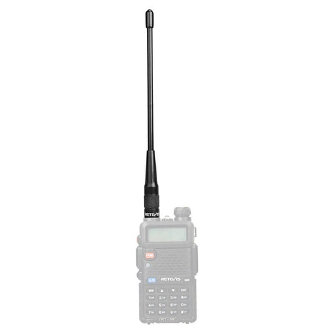 Beefed Up SMA Female Ham Radio Antenna 7.9 Inch Whip For VHF UHF 144 430 MHz With Low VSWR Under 1.5 2.15dBi Gain