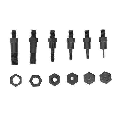 Components of Rivet Nut Kit With High Carbon Steel Hand Riveting Pliers M3 To M10 Capacity Sliding Socket Handle