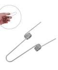 Ditch Your Wonky Flip Lid With These Rock Solid Stainless Steel Torsion Springs And Make DIY Repairs A Breeze For Any Trash Can In The Kitchen Or Home. Stainless steel torsion springs for trash can lid repair, shown held by hand