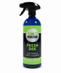EVA Foam Cleaner For Marine Decks And Non Slip Floors, Heavy Duty Boat Cleaning Spray in blue-green bottle with logo visible