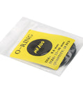 Watch Back Cover Seal Ring Set Waterproof O Ring Gasket 0.6mm Elastic Rubber Black packaging with product details visible