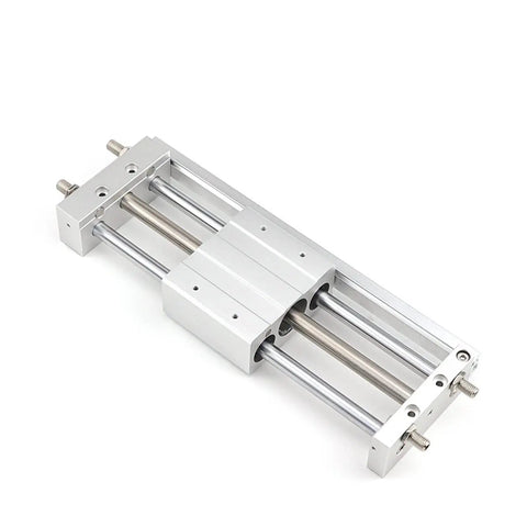 Premium Aluminum Alloy Rodless Pneumatic Air Cylinder Featuring Smooth As Butter Slide Operation And Rock Solid Buffer Adjustment For Tough Shop Floors And Real Deals