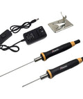 Electric Foam Cutter With Hot Wire Styrofoam Pen For Detailed Carving And Sculpting High Temp 450 C Fast Preheat dual needles, power adapter.