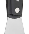 Flexible Carbon Steel Putty Knife Scraper With Nylon Handle For Spackle And Adhesive Spreading 2 Inch Blade Pro Grade Tool