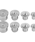Pro Woodworking Dowel Center Pin Set, 8-Piece, Hollow Chrome Pins In 6mm, 8mm, 10mm, 12mm, With External Markings For Accurate Tenon
