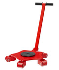 Shop Ready Heavy Haul Machinery Skate Dolly With Comfort Grip Steering Handle Swappable PU Or Steel Wheels Smooth Gliding Mover