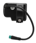 Back view of EN06 LCD Display Panel For Electric Bikes With USB Power Real Time Speed And Battery Readout Waterproof Connector