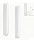 Dang Sturdy Fold Down Coat Hooks For Walls Two Pack Zinc Alloy Wall Mounted Hanger Organizer Rack Heavy Duty White bathroom hooks with foldable design.