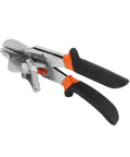Heavy Duty Pro Grade Beefy Reinforced Adjustable Angle Cutter Shear with quenched blade, lock buckle, and steel hand tool for precise cutting