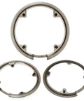 42T Bicycle Sprocket Cover Universal Crankset Protector Ring For Mountain Bikes shown with mounting screws, high strength plastic