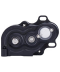 Side view of Low Center Of Gravity Metal Transmission Gearbox For One Tenth RC Crawlers Sealed R2 Gearbox With Steel Gears Sand Proof And Dust Proof