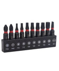 Dude, Score This Rock Solid 10 Pc Metric Torx Bit Kit Made From Tough Alloy Steel For Serious Heavy Duty Repairs With Precise Fit And Unbeatable Impact Resistance. 10-piece bit set in holder, black alloy steel, T10-T40