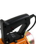 Close-up of handle on Portable Electric Concrete Vibrator 110V 250W Handheld Cement Mortar Vibrating Trowel Machine 3500RPM