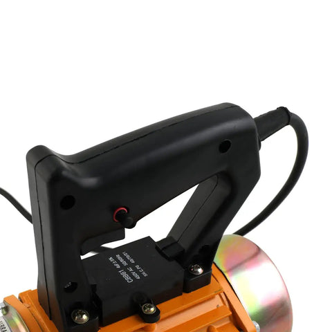 Close-up of handle on Portable Electric Concrete Vibrator 110V 250W Handheld Cement Mortar Vibrating Trowel Machine 3500RPM